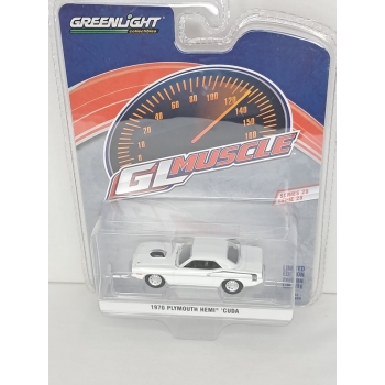 Greenlight 1:64 Plymouth Hemi Cuda 1970 alpine white